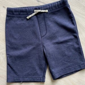 VGUC CREWCUTS SLUB SWEAT SHORTS NAVY SZ 10
